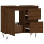 Oak brown plywood bathroom cabinet 65x33x60 cm by vidaXL, bathroom vanities - Ref: Foro24-831611, Price: 67,00 €, Discount: %