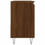 Armario de baño madera contrachapada marrón roble 65x33x60 cm de vidaXL, Tocadores de baño - Ref: Foro24-831611, Precio: 67,0...