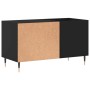 Schwarzer Schallplattenschrank aus Holzwerkstoff, 85 x 38 x 48 cm von vidaXL, CD- und DVD-Speicher - Ref: Foro24-831693, Prei...