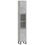 Concrete gray plywood bathroom cabinet 30x30x190 cm by vidaXL, bathroom vanities - Ref: Foro24-831544, Price: 82,45 €, Discou...