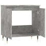 Armario de baño madera de ingeniería gris hormigón 58x33x60 cm de vidaXL, Tocadores de baño - Ref: Foro24-831576, Precio: 52,...