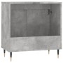 Armario de baño madera de ingeniería gris hormigón 58x33x60 cm de vidaXL, Tocadores de baño - Ref: Foro24-831576, Precio: 52,...