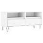 Weißer TV-Schrank aus Sperrholz, 100 x 34,5 x 44,5 cm von vidaXL, TV-Möbel - Ref: Foro24-831236, Preis: 71,99 €, Rabatt: %