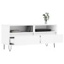 Weißer TV-Schrank aus Sperrholz, 100 x 34,5 x 44,5 cm von vidaXL, TV-Möbel - Ref: Foro24-831236, Preis: 71,27 €, Rabatt: %