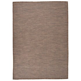 Brown flat weave outdoor rug 140x200 cm by vidaXL, Rugs - Ref: Foro24-340789, Price: 47,99 €, Discount: %