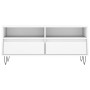 Weißer TV-Schrank aus Sperrholz, 100 x 34,5 x 44,5 cm von vidaXL, TV-Möbel - Ref: Foro24-831236, Preis: 71,99 €, Rabatt: %