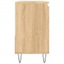 Armario de baño madera contrachapada roble Sonoma 65x33x60 cm de vidaXL, Tocadores de baño - Ref: Foro24-831607, Precio: 78,8...