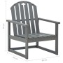 Garden armchairs 2 units solid gray acacia wood by vidaXL, Garden chairs - Ref: Foro24-312419, Price: 176,15 €, Discount: %