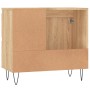 Armario de baño madera contrachapada roble Sonoma 65x33x60 cm de vidaXL, Tocadores de baño - Ref: Foro24-831607, Precio: 78,8...