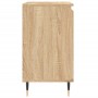 Engineered wood bathroom cabinet in Sonoma oak, 58x33x60 cm. by vidaXL, bathroom vanities - Ref: Foro24-831575, Price: 50,99 ...