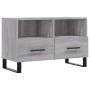 Engineered wood TV stand in Sonoma gray, 80x36x50 cm by vidaXL, TV Furniture - Ref: Foro24-829002, Price: 50,99 €, Discount: %