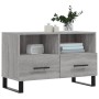 Engineered wood TV stand in Sonoma gray, 80x36x50 cm by vidaXL, TV Furniture - Ref: Foro24-829002, Price: 50,99 €, Discount: %