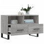 Engineered wood TV stand in Sonoma gray, 80x36x50 cm by vidaXL, TV Furniture - Ref: Foro24-829002, Price: 50,80 €, Discount: %