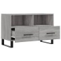 Engineered wood TV stand in Sonoma gray, 80x36x50 cm by vidaXL, TV Furniture - Ref: Foro24-829002, Price: 50,80 €, Discount: %