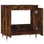 Armario de baño madera de ingeniería roble ahumado 58x33x60 cm de vidaXL, Tocadores de baño - Ref: Foro24-831577, Precio: 54,...