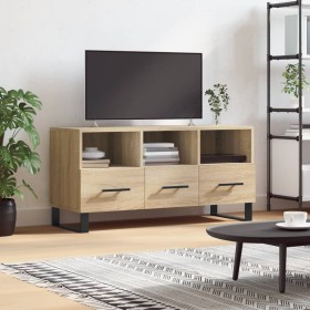 TV stand made of engineered wood in Sonoma oak, 102x36x50 cm. by vidaXL, TV Furniture - Ref: Foro24-829063, Price: 79,99 €, D...