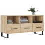 TV stand made of engineered wood in Sonoma oak, 102x36x50 cm. by vidaXL, TV Furniture - Ref: Foro24-829063, Price: 80,01 €, D...