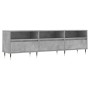 Concrete gray plywood TV cabinet 150x30x44.5 cm by vidaXL, TV Furniture - Ref: Foro24-831264, Price: 84,99 €, Discount: %