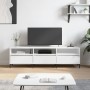 TV stand made of white plywood 150x30x44.5 cm by vidaXL, TV Furniture - Ref: Foro24-831284, Price: 96,20 €, Discount: %