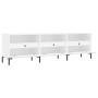 TV stand made of white plywood 150x30x44.5 cm by vidaXL, TV Furniture - Ref: Foro24-831284, Price: 96,20 €, Discount: %