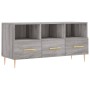 Sonoma gray engineered wood TV cabinet 102x36x50 cm by vidaXL, TV Furniture - Ref: Foro24-829026, Price: 57,83 €, Discount: %