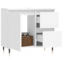 Armario de baño madera contrachapada blanco 65x33x60 cm de vidaXL, Tocadores de baño - Ref: Foro24-831596, Precio: 68,43 €, D...