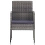 Garden chairs 4 units anthracite synthetic rattan by vidaXL, Garden chairs - Ref: Foro24-313126, Price: 228,35 €, Discount: %