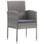 Garden chairs 4 units anthracite synthetic rattan by vidaXL, Garden chairs - Ref: Foro24-313126, Price: 228,35 €, Discount: %