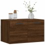 Oak brown engineered wood wall cabinet 60x36.5x35 cm by vidaXL, Lockers and storage cabinets - Ref: Foro24-830035, Price: 42,...