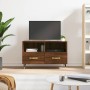 TV stand made of brown oak plywood, measuring 80x36x50 cm. by vidaXL, TV Furniture - Ref: Foro24-828955, Price: 51,62 €, Disc...