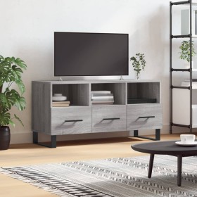 Sonoma gray engineered wood TV cabinet 102x36x50 cm by vidaXL, TV Furniture - Ref: Foro24-829066, Price: 81,99 €, Discount: %