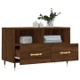 TV stand made of brown oak plywood, measuring 80x36x50 cm. by vidaXL, TV Furniture - Ref: Foro24-828955, Price: 51,62 €, Disc...