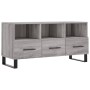 Sonoma gray engineered wood TV cabinet 102x36x50 cm by vidaXL, TV Furniture - Ref: Foro24-829066, Price: 81,74 €, Discount: %