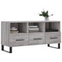 Sonoma gray engineered wood TV cabinet 102x36x50 cm by vidaXL, TV Furniture - Ref: Foro24-829066, Price: 81,74 €, Discount: %