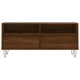 Oak brown plywood TV cabinet 100x34.5x44.5 cm by vidaXL, TV Furniture - Ref: Foro24-831243, Price: 71,99 €, Discount: %