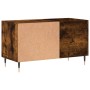 Plattenschrank aus geräuchertem Eichenholzwerkstoff, 85 x 38 x 48 cm von vidaXL, CD- und DVD-Speicher - Ref: Foro24-831697, P...