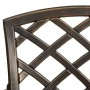 Garden chairs 4 units cast aluminum bronze by vidaXL, Garden chairs - Ref: Foro24-315571, Price: 534,37 €, Discount: %