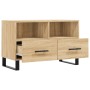 Mueble para TV madera contrachapada roble ahumado 80x36x50 cm de vidaXL, Muebles TV - Ref: Foro24-828999, Precio: 66,16 €, De...