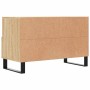 Mueble para TV madera contrachapada roble ahumado 80x36x50 cm de vidaXL, Muebles TV - Ref: Foro24-828999, Precio: 66,16 €, De...