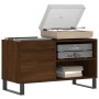 Engineered wood record cabinet in brown oak, 85x38x48 cm by vidaXL, CD and DVD storage - Ref: Foro24-831715, Price: 74,83 €, ...