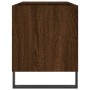 Mueble de discos madera de ingeniería marrón roble 85x38x48 cm de vidaXL, Almacenamiento para CD y DVD - Ref: Foro24-831715, ...