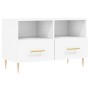 Mueble para TV madera contrachapada blanco 80x36x50 cm de vidaXL, Muebles TV - Ref: Foro24-828956, Precio: 51,55 €, Descuento: %