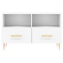 Weißer TV-Schrank aus Sperrholz, 80 x 36 x 50 cm von vidaXL, TV-Möbel - Ref: Foro24-828956, Preis: 51,55 €, Rabatt: %