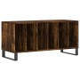 Smoked oak plywood disc cabinet 100x38x48 cm by vidaXL, CD and DVD storage - Ref: Foro24-831761, Price: 87,48 €, Discount: %