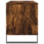 Scheibenschrank aus geräuchertem Eichensperrholz, 100 x 38 x 48 cm von vidaXL, CD- und DVD-Speicher - Ref: Foro24-831761, Pre...