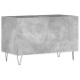 Mueble discos madera contrachapada gris hormigón 74,5x38x48 cm de vidaXL, Almacenamiento para CD y DVD - Ref: Foro24-831728, ...