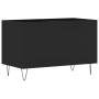 Black plywood record cabinet 74.5x38x48 cm by vidaXL, CD and DVD storage - Ref: Foro24-831725, Price: 35,99 €, Discount: %