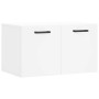 Engineered wood white wall cabinet 60x36.5x35 cm by vidaXL, Lockers and storage cabinets - Ref: Foro24-830020, Price: 42,13 €...