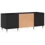 Mueble para discos madera contrachapada negro 121x38x48 cm de vidaXL, Almacenamiento para CD y DVD - Ref: Foro24-831669, Prec...