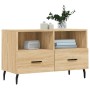 Smoked oak plywood TV cabinet 80x36x50 cm by vidaXL, TV Furniture - Ref: Foro24-828991, Price: 64,40 €, Discount: %